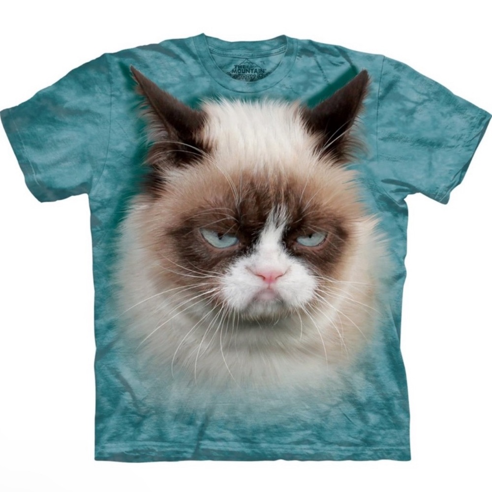 The Mountain Grumpy Cat Classic Cotton T-Shirt
Kids Size Small NWT 🩷😾